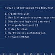 How to setup your Cloud Server securely