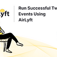 7 amazing Twitter functionalities for your event at AirLyft