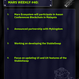 Mars Ecosystem Weekly Report #40