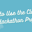 3 Ways to Use the Cloud in Your Hackathon Project for Beginner Coders