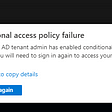 Error: building client: unable to obtain access token: running Azure CLI: exit status 1: ERROR…