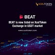 BEAT is Now listed on USDT market