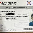 Conversion from a WSQ Soft Skills Trainer to a WSQ Operate Forklift Trainer