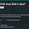 Stealing Bob’s idea