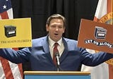 DeSantis in a gaseous state, as “Save Our Stoves” becomes the new (out)rage…