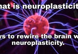 What is neuroplasticity? Ways to rewire the brain with neuroplasticity.