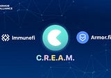 C.R.E.A.M. Finance Joins The Big Bug Bounty Challenge in partnership with Immunefi and Armor