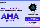 MAPO January Community AMA Recap 🌀