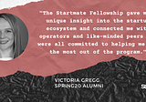 Stories from The Fellowship — Victoria Gregg
