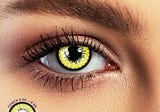 Color Master Yellow Anime Eyes Colored Contacts
