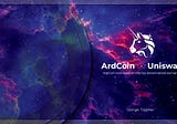 ArdCoin (ARDX) is now available on UniSwap