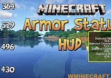 ArmorStatusHUD Mod 1.15.2/1.12.2/1.7.10 features you need to know — Wminecraft.net