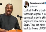 Keyamo mocks the PDP: “Look At The Party That Wants To Rescue Nigeria.”