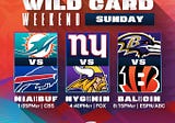 Wild Card Sunday Locks!