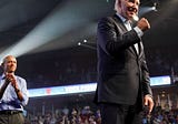 In final midterm push, Biden warns of threats, Trump hints at another run