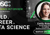 Emily Robinson on Building a Career in Data Science