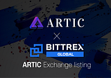 $ARTIC is now available on Bittrex Global Exchange.