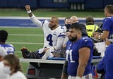 Social media responds to Cowboys QB Dak Prescott’s injury