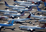 Boeing’s grounded 737 Max planes are piling up at the company’s Seattle plant.