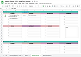 2023 Yearly, Monthly & Weekly Planner (Free Google Sheets Template)