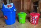 Three colored waste bins: A trial for behavioral insight