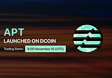 Dcoin will list APT/USDT on Nov 10