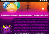 Scientists Claim to Have Designed a Fully Decentralized Stablecoin Pegged to Electricity