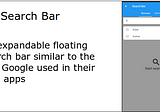 Expandable Floating Search Bar