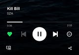 Kill Bill by SZA