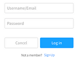 How to improve log in forms