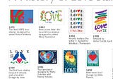A History of Love Stamps