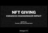 NFT Giving powered by ChangeDAO at NFT Seattle