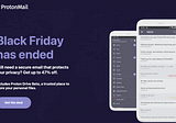 ProtonMail Black Friday deal 2021
