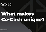 What Makes Co-Cash Unique?