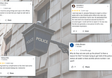 Just noise? Using GPT3 to analyse Google reviews of London police stations