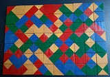 Seventy Different, Colored Squares