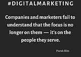 We are Doing Digital Marketing Wrong — It’s High Time We Do it Right for the Audience We Serve