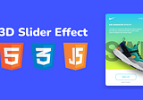 How to make a 3D slider effect with HTML CSS & JavaScript from Scratch