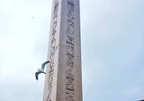 Obelisk of Theodosius, erected by Tutmoses III of the 18th dynasty of Egypt around 1450 BC.