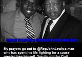 Civil Rights Icon Congressman John Lewis Fights Cancer By Gibson Sylvestre