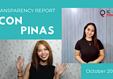 ICON Pinas: October 2020 Transparency Report