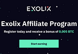 How to start earning with the Exolix affiliate program