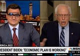 Bernie Sanders praises Biden’s economy as he scolded the media for failed working-class coverage.