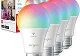 Buy Sengled Smart Bulb, WiFi Light Bulbs, Color Changing Light Bulb, Smart Light Bulbs that Work…
