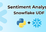 Sentiment Analysis in Snowflake using Python