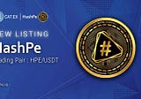 HashPe Coin is now listed at Catex Exchange