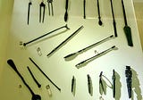Ancient Medical Tools. Bursa Archaeological Museum.