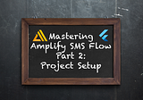 Mastering AWS Amplify’s SMS Flows in Flutter — Part 2: Project Setup