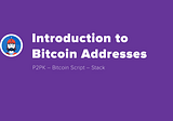 Address Bitcoin