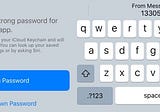 iOS12 — Password AutoFill, Automatic Strong Password, and Security Code AutoFill